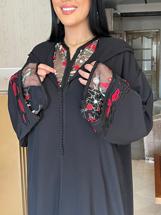 Pure Elegance Linen Djellaba